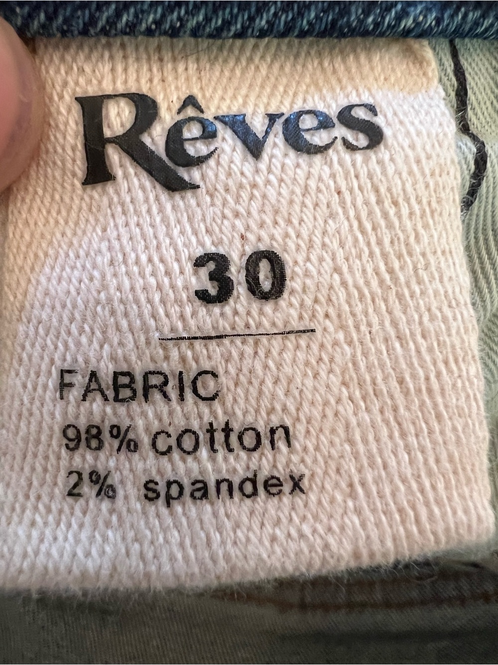 RÊVES PARIS Patchwork Carpenter Jeans | Double Knee Distressed | Size 30 - Picture 14 of 14